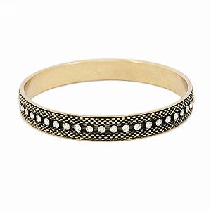 Pulseira Ouro Velho com Strass