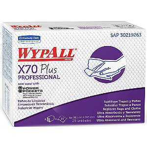 Pano Wiper Wypall X70 Plus Kimberly Clark 25 Unidades