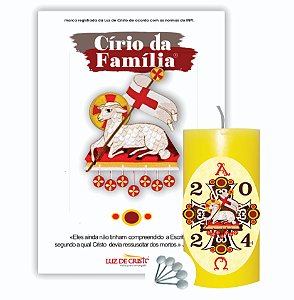 Círio da Família 5x10 cm