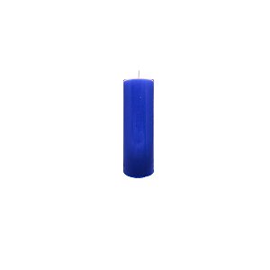  Vela de altar 7x15cm Azul Lisa