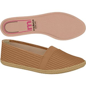 Moleca Sapatilha NAPA TRESSE REF 5287.203 CAMEL