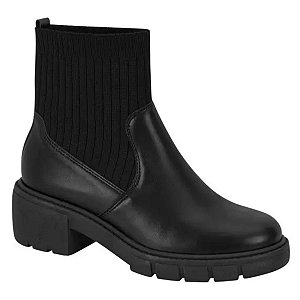 Bota Beira Rio Cano Curto Coturno Tratorado Knit 9077.205