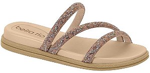 Papete Beira Rio Slip On Flat Tira Strass Boreal 8488.108