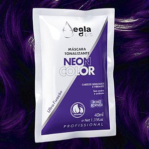 Máscara Neon Color 40ml - Roxo Bornita