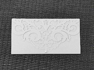 Convite com Aba Rendada