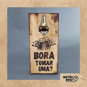 Abridor de Garrafas Magnético de Parede Bora Tomar Uma