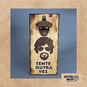 Abridor de Garrafas Magnético de Parede Raul Seixas