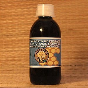 Composto de Extrato de Própolis, Boldo e Alcachofra (Solução Hepática)  - 200ML