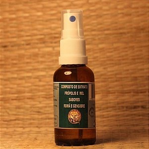 Kit com 4 Sprays Composto Extrato de Própolis e Mel - 30ML