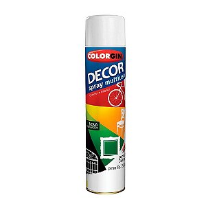 Tinta Spray Decor Branco Multiuso Fosco - Colorgin