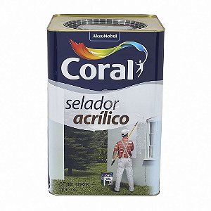 Selador Acrílico Branco 18L - Coral