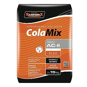 Argamassa Ac2 Colamix Cinza 15kg - Rejuntamix