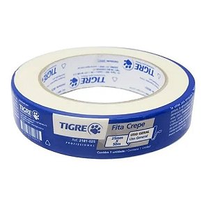 Fita Crepe 25mm x 50m - Tigre