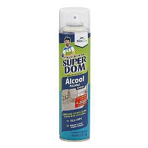 Álcool Spray 66,6% 400ml Super Dom - Dom Line