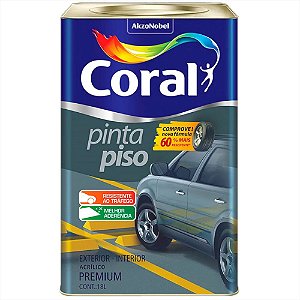 Tinta Acrílica Premium Pinta Piso 18 Litros - Coral