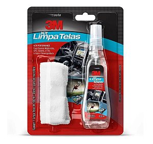 Kit Limpa Telas 100ml Com Flanela - 3M