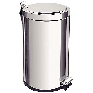 Lixeira Aço Inox Com Pedal 12L - Tramontina