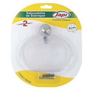SABONETEIRA KIT SAMPA CROMADO