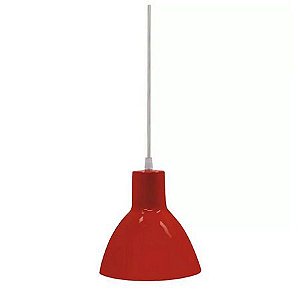 PENDENTE TASCHIBRA DESIGN TD 622/1 VERMELHA