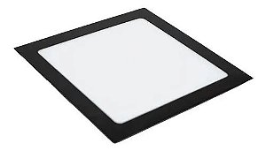 EMBUTIR SLIM LED QUAD.18W 6500K PRETO