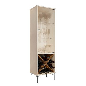 CRISTALEIRA JB 4048 LUXO PEROLA/CARAMELO
