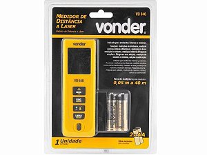 MEDIDOR DISTANCIA LASER 40M VD040 VONDER