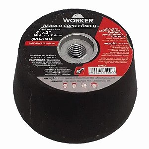 REBOLO COPO CONICO 4 GRAO 36 WORKER