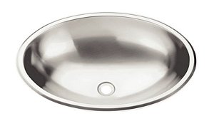 CUBA TRAM.LAVABO OVAL INOX 36X26