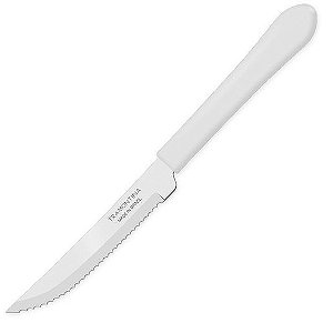 FACA CHURRASCO 4 INOX LEME BRANCA