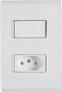 INTERRUPTOR SIMPLES TOMADA 2P+T 20A/250V LIZ BRANC