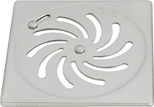 GRELHA VORTICE INOX ABRE/FECHA QUADRADO DN 150