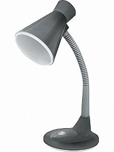 LUMINARIA MESA TLM 03 E27 CINZA TASCHIBRA