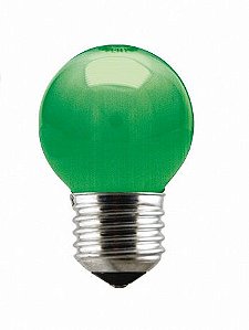 LAMPADA TASCHIBRA BOLINHA VERDE 15W 220V