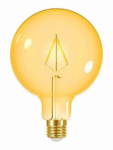 LAMP LED FILAMENTO VINTAGE GLOBO G125 AMBAR TASCHI