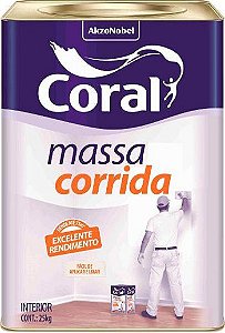 MASSA CORRIDA CORAL 25KG