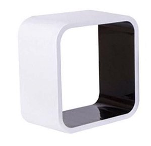 NICHO PLASTICO QUADR.31CM BC/PRETO