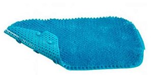 TAPETE FLEX.FELPUDO 57X34CM AZUL