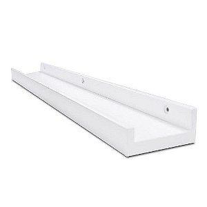 PRATELEIRA PORTA QUADROS DECORARE 4X9X90 BRANCO