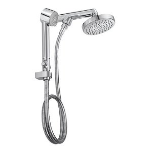 CHUVEIRO C/DESVIADOR DUCHA MAN.FLEX CROMADO