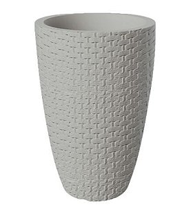 VASO CONICO VIME 30CM CIMENTO JAPI