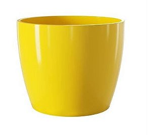 VASO CERAMICO MUNIQUE AMARELO 11CM