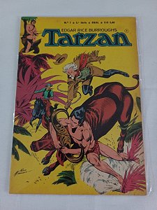 TARZAN nº  07 - 5ª série - 1977 - Ed Ebal
