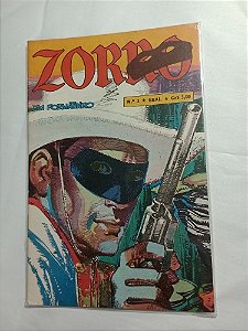 ZORRO EM FORMATINHO  nº 01 - ED EBAL - 1976