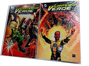 Lanterna Verde - A Guerra dos Anéis - Volume 1 E 2 - CAPA DURA - Panini