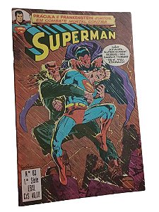 SUPERMAN nº 63 - 1ª SÉRIE ( FORMATINHO COLORIDO )  - EBAL ano 1981