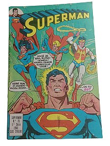 SUPERMAN nº 73 - 1ª SÉRIE ( FORMATINHO COLORIDO )  - EBAL ano 1983