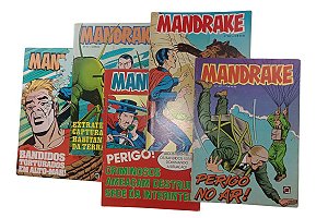 MANDRAKE ESPECIAL NºS 301, 302, 312, 314 E 318 - Ed RGE