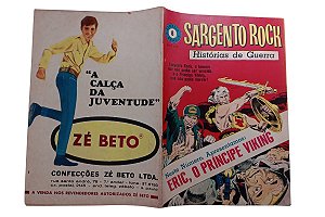 SARGENTO ROCK - Nº 8 - HISTORIAS DE GUERRA  - ED EBAL - ANO 1967
