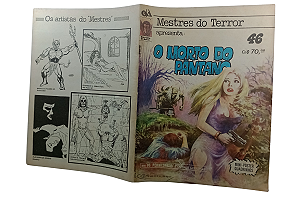 MESTRES DO TERROR Nº 46 - O MORTO DO PÂNTANO -EDITORA D-ARTE -  ANO 1988