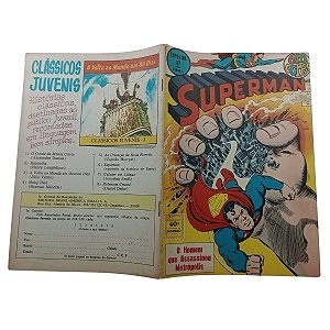 SUPERMAN EM CORES nº 37 - ED EBAL - ANO 1974